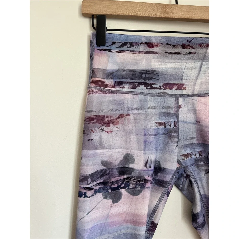Lululemon Wunder Under High-Rise 7/8 Tight Sunrise Silhouette Multi Size 6 25